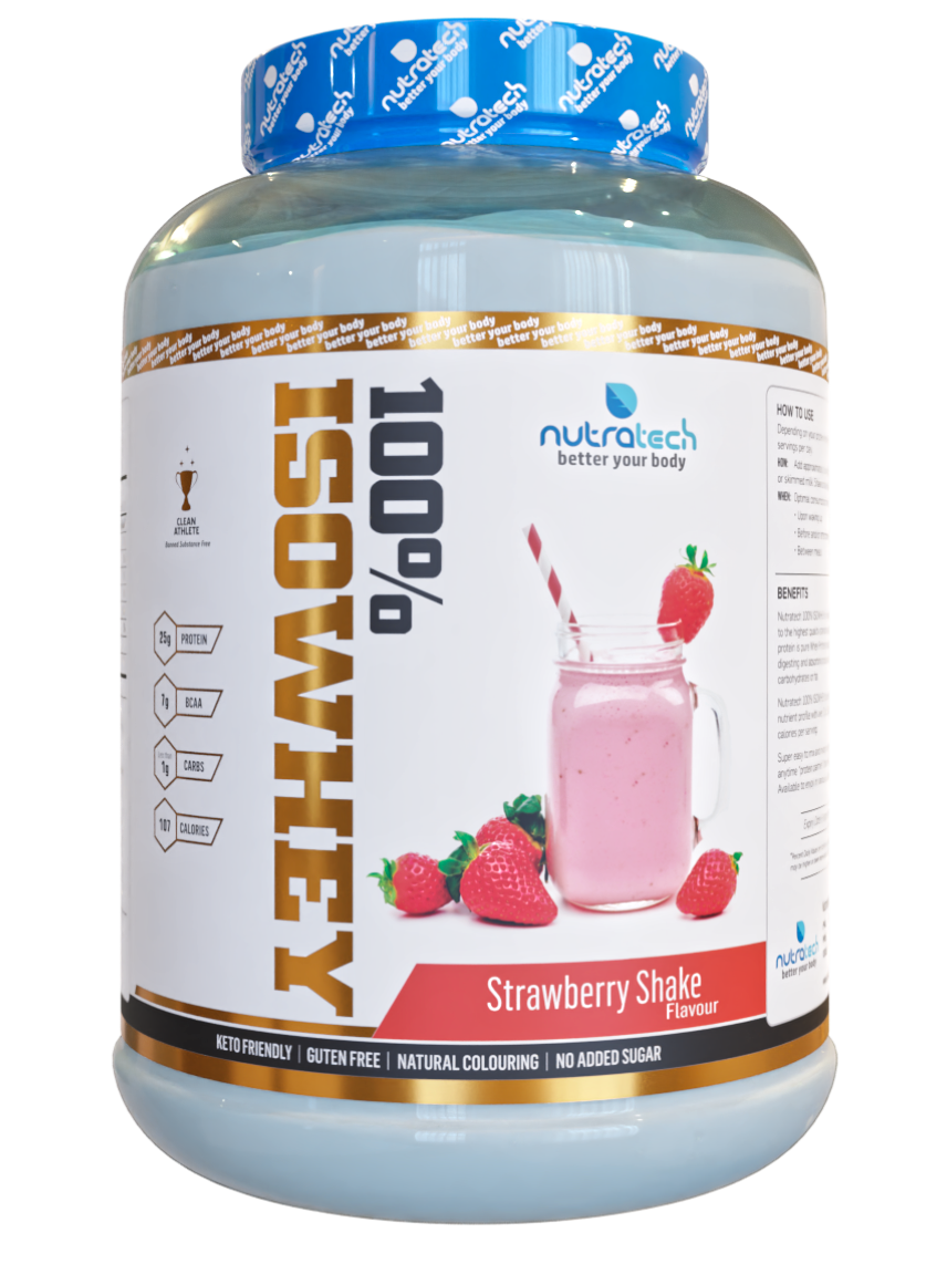 100% IsoWhey Protein Powder - Strawberry Flavour