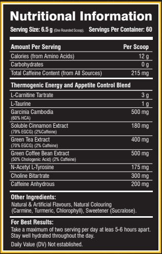 Thermojet | Thermogenic Appetite Control