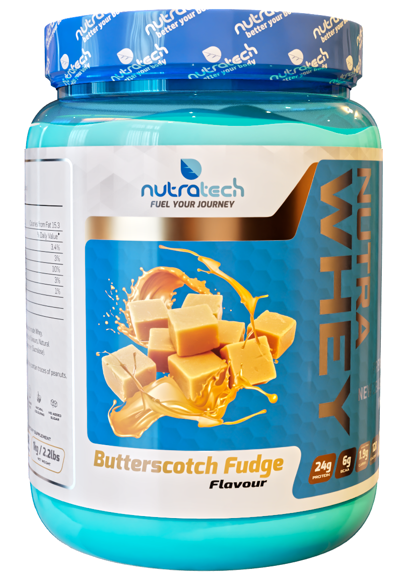 Nutra Whey | Protein Powder 1kg - Butterscotch Flavour