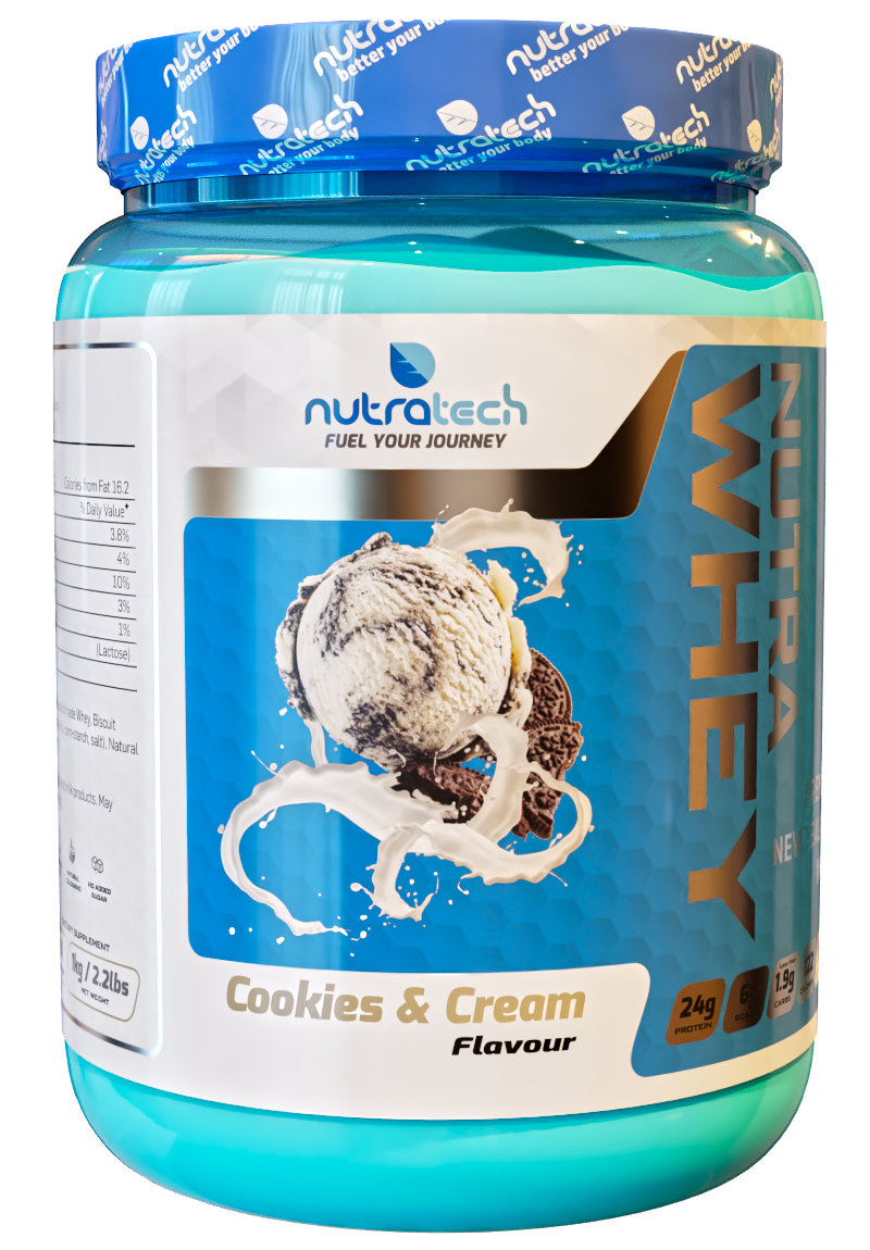 Nutra Whey | Protein Powder 1kg - Cookies n Cream Flavour