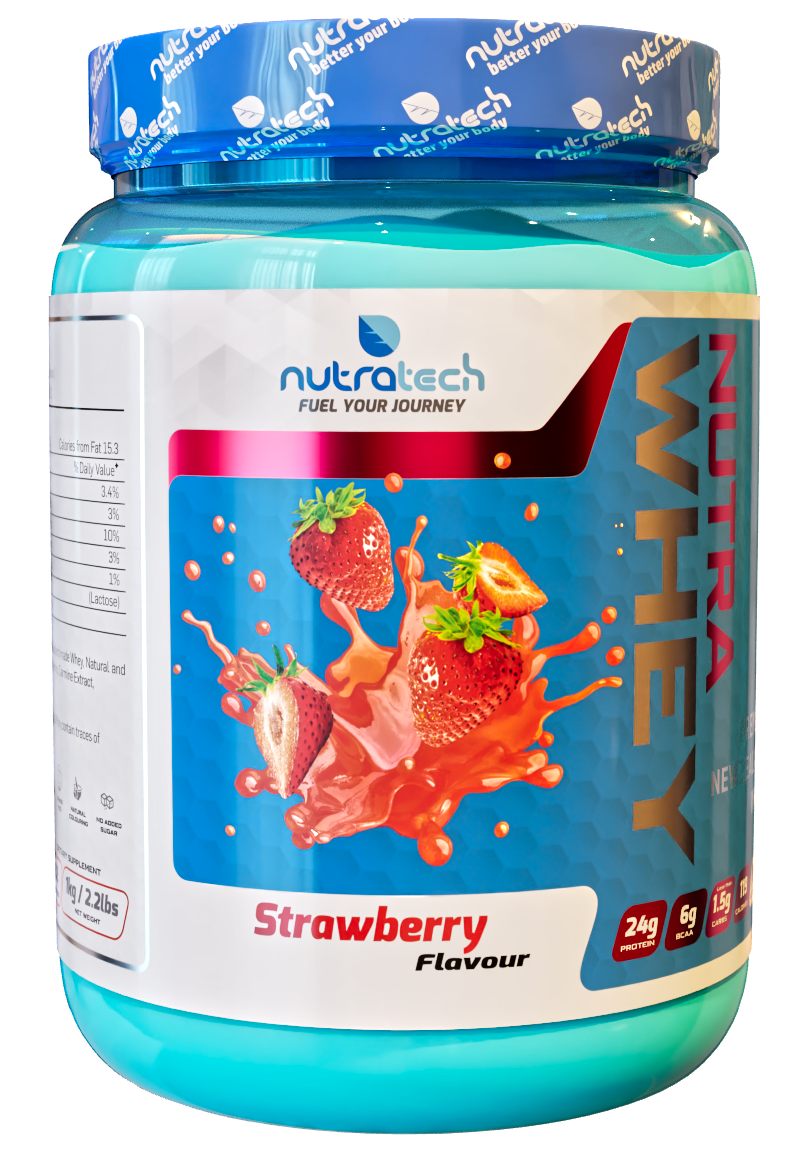 Nutra Whey | Protein Powder 1kg - Strawberry Flavour