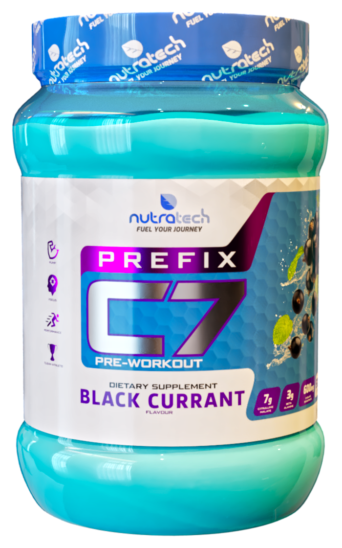 Prefix C7 Pre workout. Blackcurrant Flavour