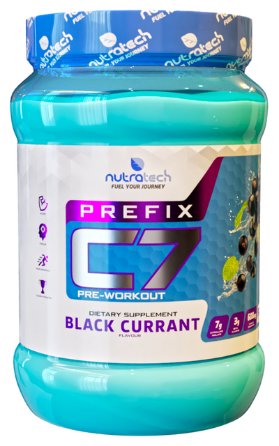 Prefix C7 Pre workout. Blackcurrant Flavour