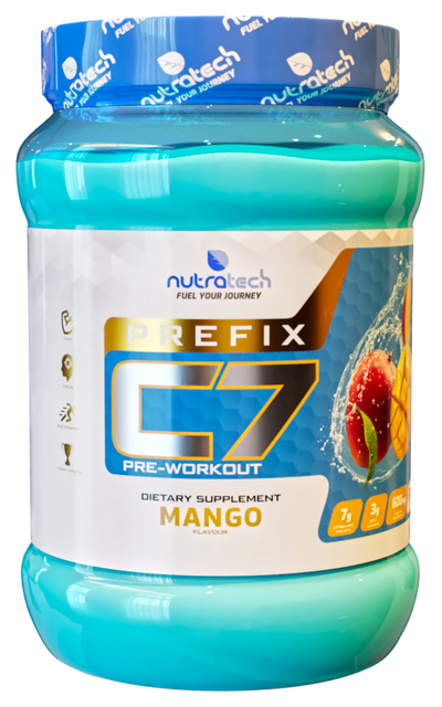 Prefix C7 Pre workout. Mango Flavour