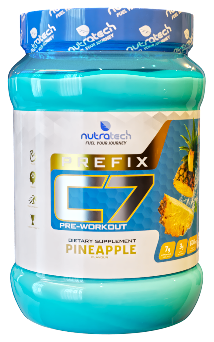 Prefix C7 Pre workout. Pineapple Flavour